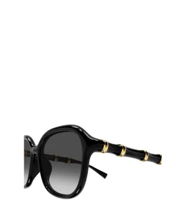 GG2061SA BLACK RECTANGLE SUNGLASSES