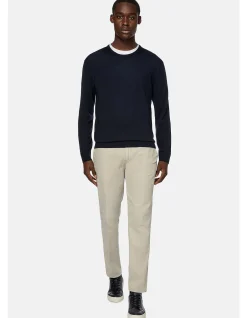16GG SUPERFINE MERINO WOOL CREW NECK SWEATER