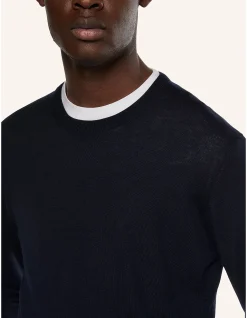 16GG SUPERFINE MERINO WOOL CREW NECK SWEATER