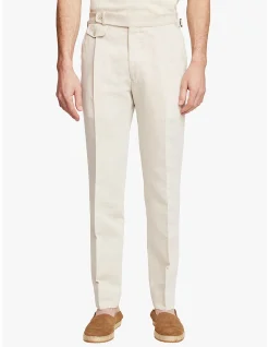 Gian Tailored Fit Trouser Beige