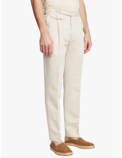 Gian Tailored Fit Trouser Beige