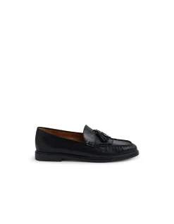 Glaynn Tassel Fringe Leather Loafers