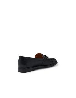 Glaynn Tassel Fringe Leather Loafers