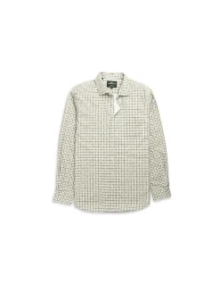 GLEDKNOWE LONG SLEEVE SPORTS FIT SHIRT - OLIVE
