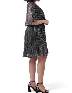 Glow Frill Hem Mini Dress