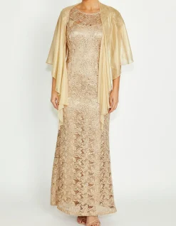 GOLD SILK SHRUG