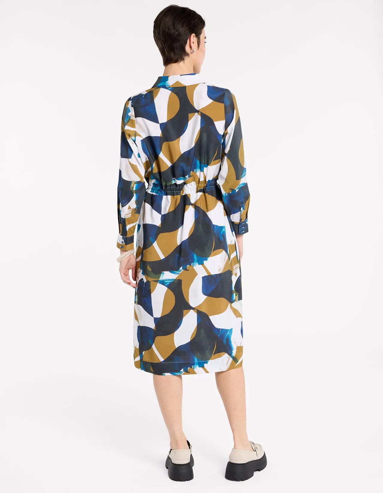 GOLDEN POOLS SHIRT DRESS