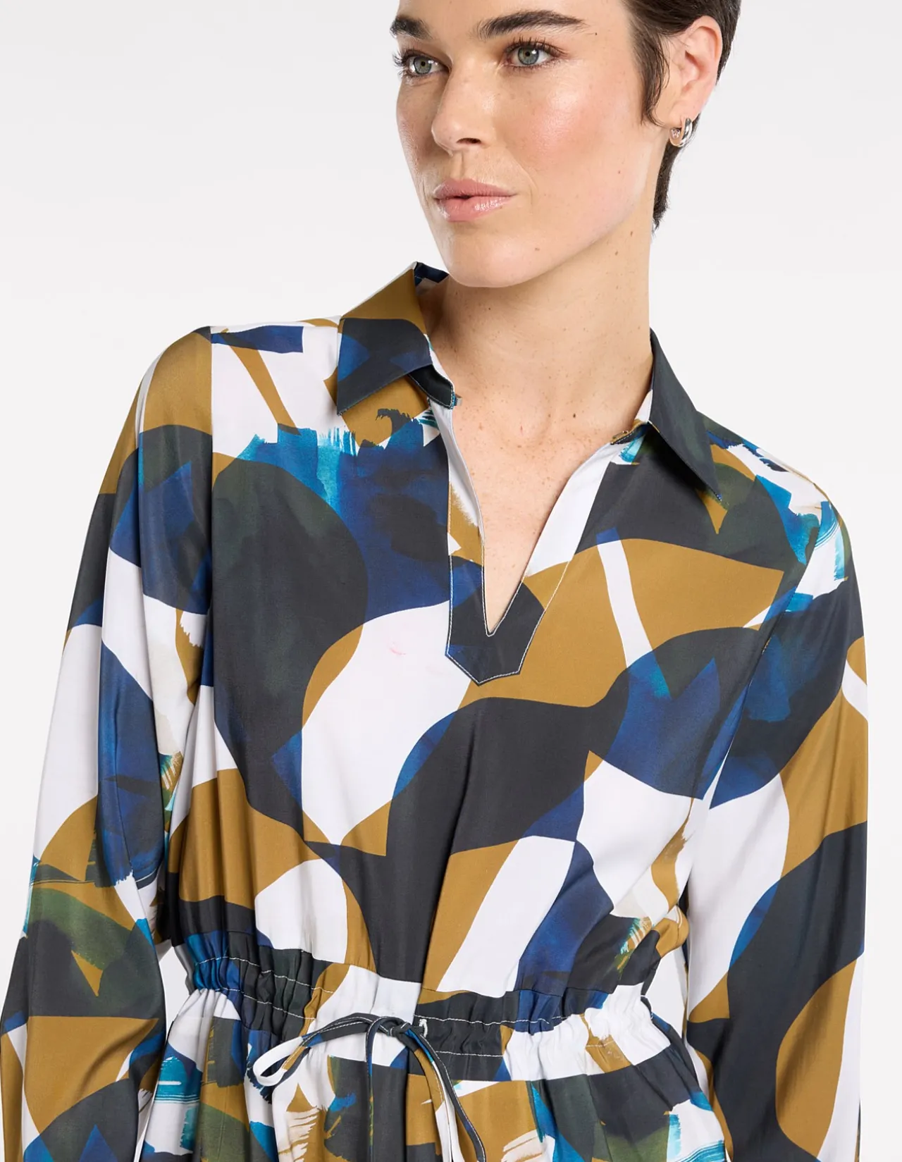 GOLDEN POOLS SHIRT DRESS