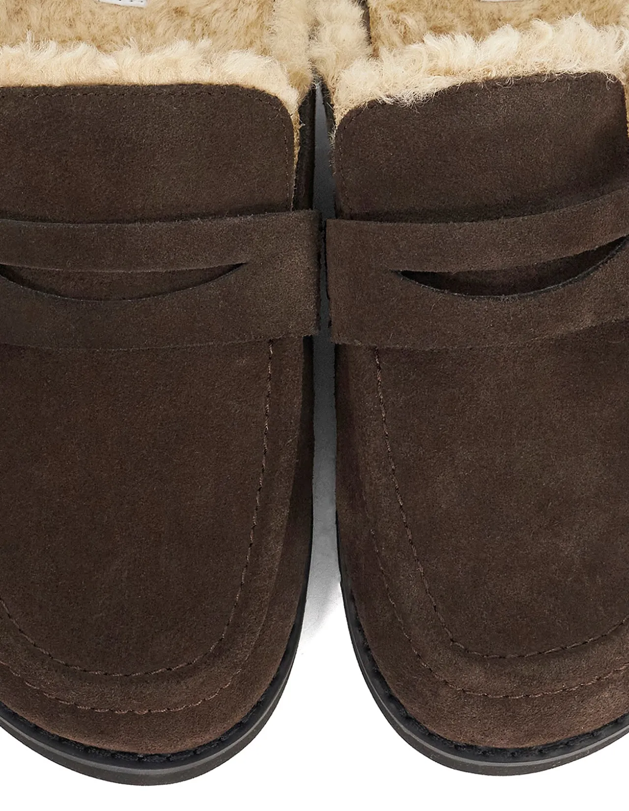 GOLDY SHEARLING SLIP ON