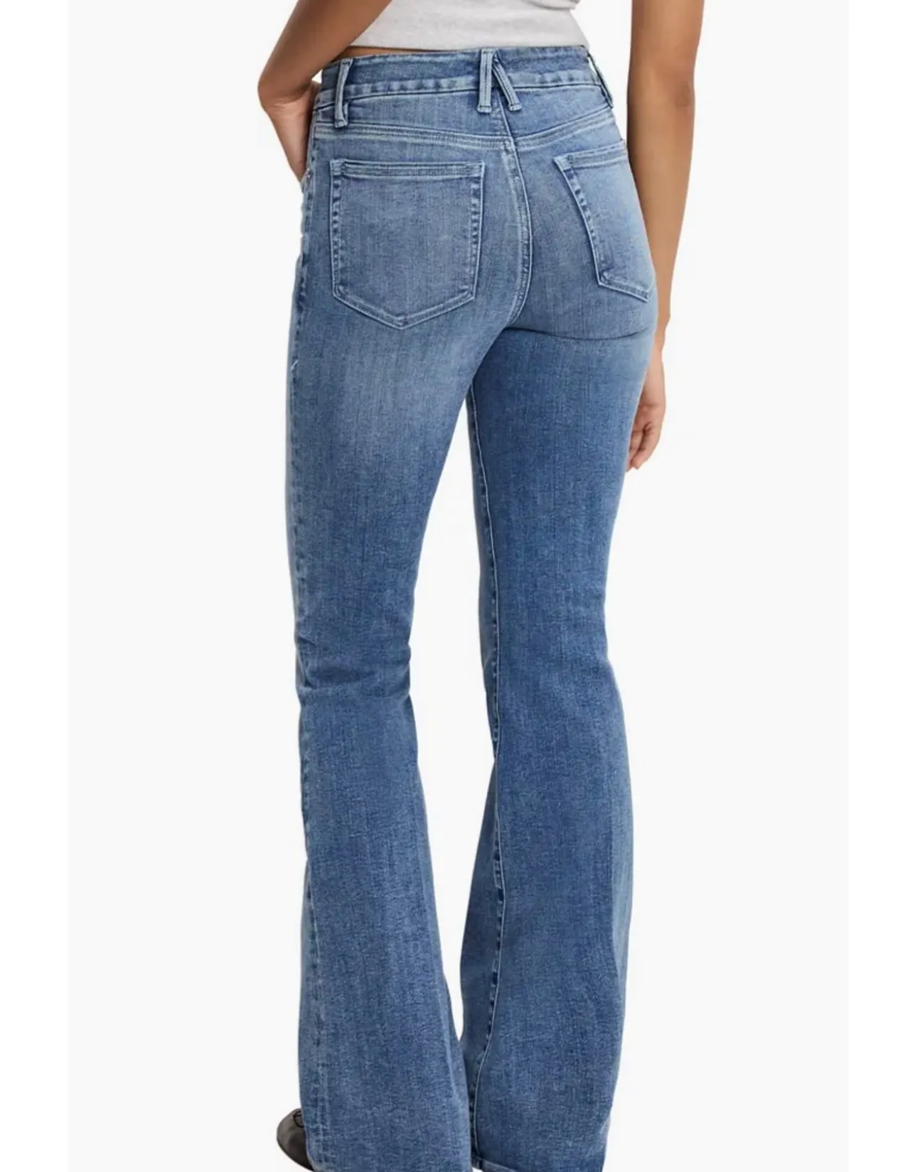 Good Legs Mid Rise Super Stretch Flare Jeans