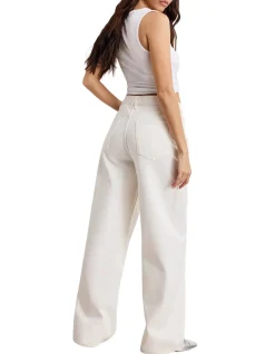 Good Standard Baggy Comfort Denim Wide Leg Jeans