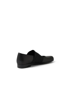 Goosie Elastic Strap Square Toe Ballet Flats
