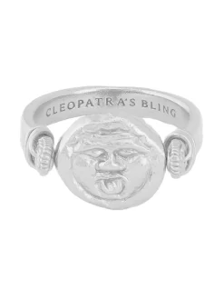 Gorgoneion Guard Ring - Sterling Silver