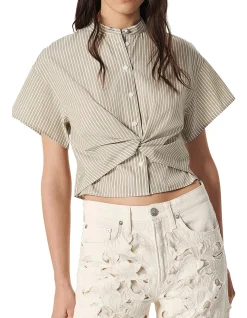 Gretchen Stripe Poplin Shirt