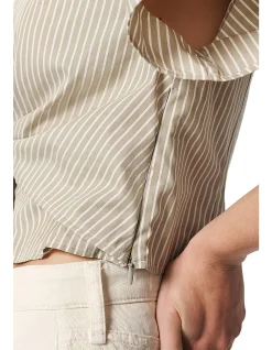 Gretchen Stripe Poplin Shirt