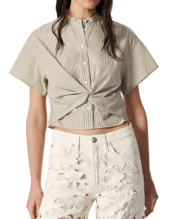 Gretchen Stripe Poplin Shirt