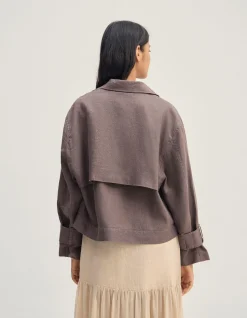 GRIFFIN LINEN BOMBER