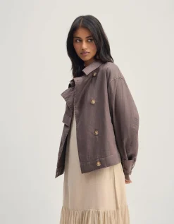 GRIFFIN LINEN BOMBER