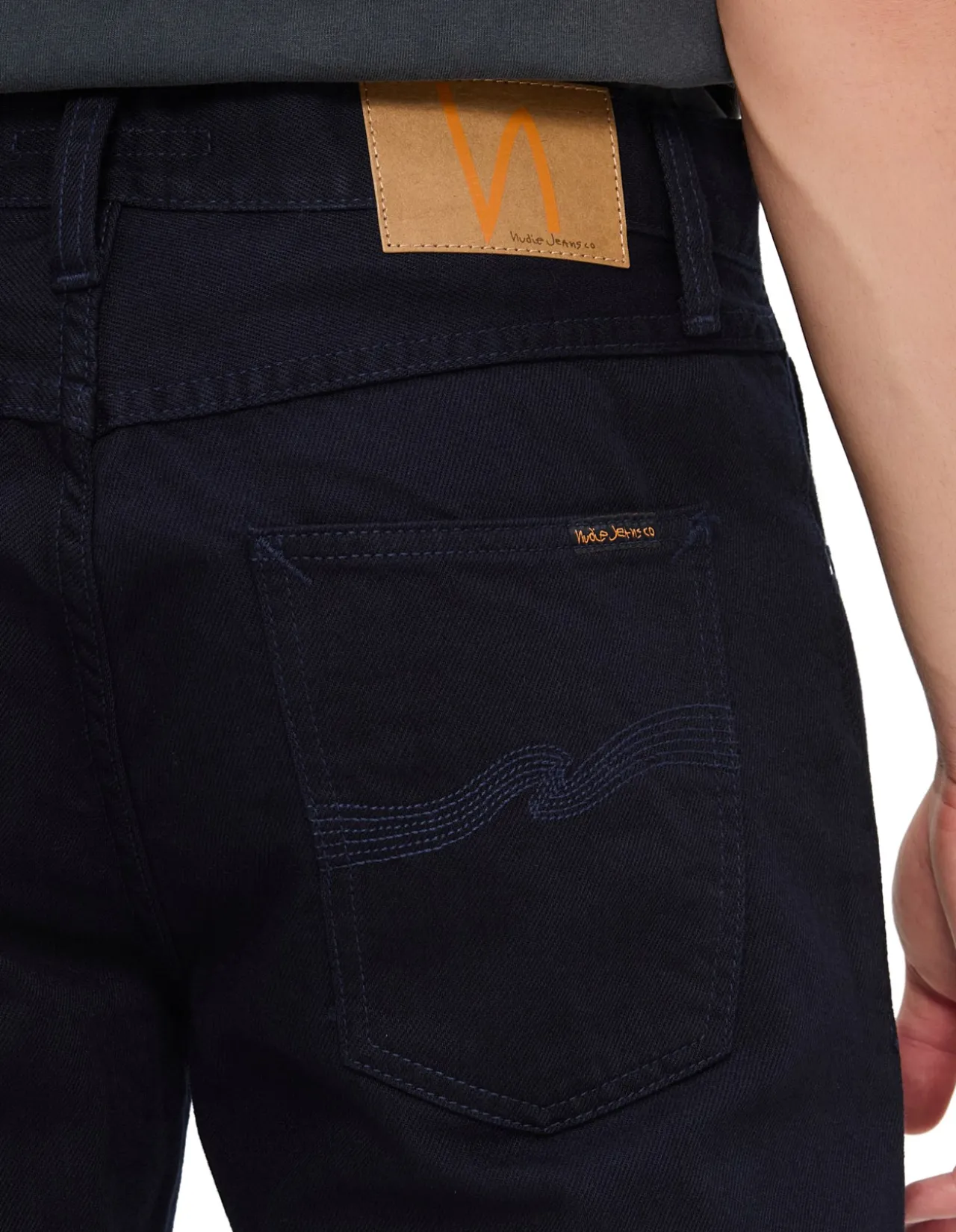 Gritty Jackson Mid Waist Straight Leg Jeans