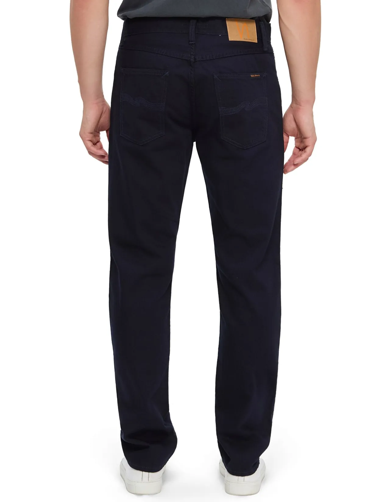Gritty Jackson Mid Waist Straight Leg Jeans