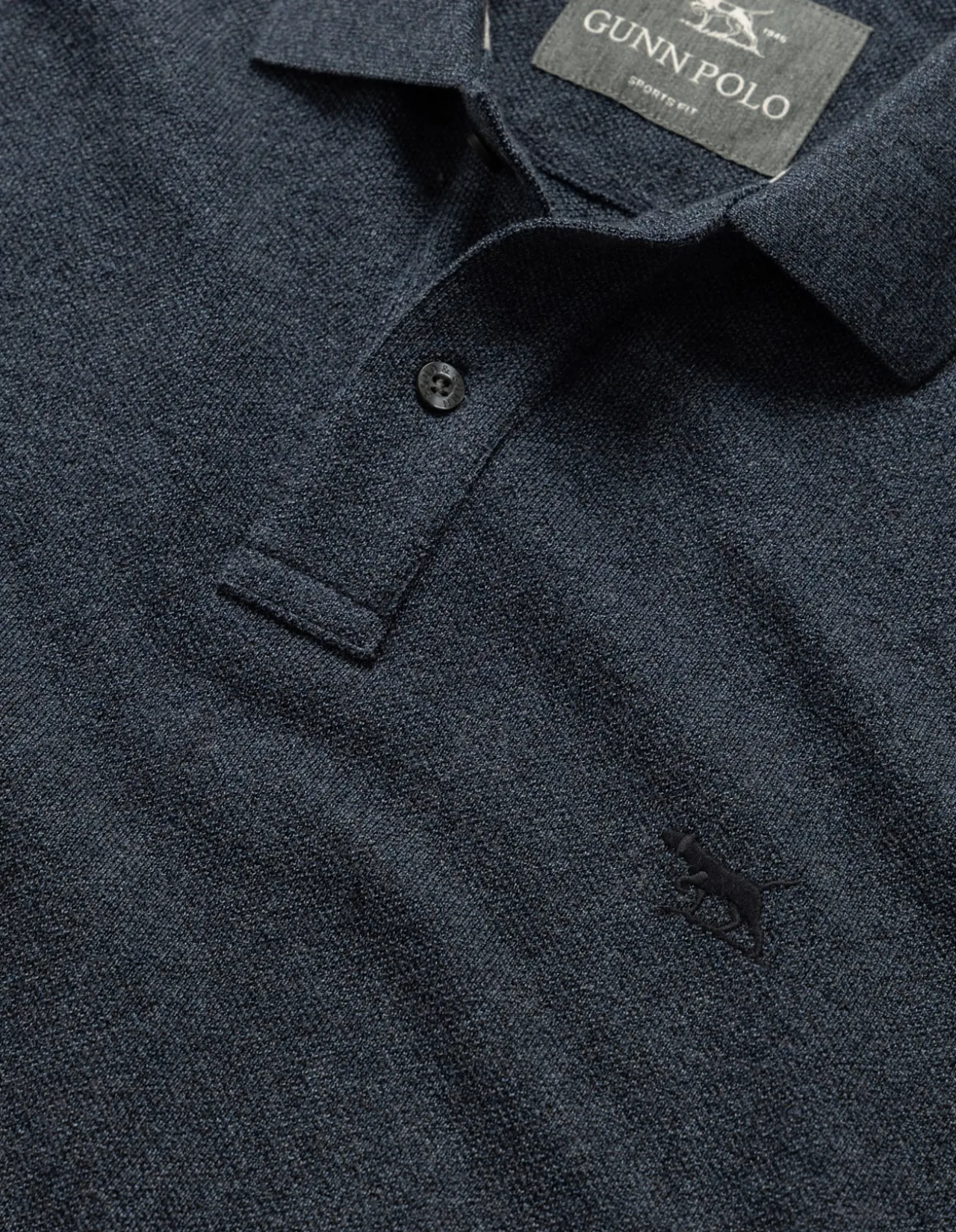 Gunn Polo Long Sleeve - Marine
