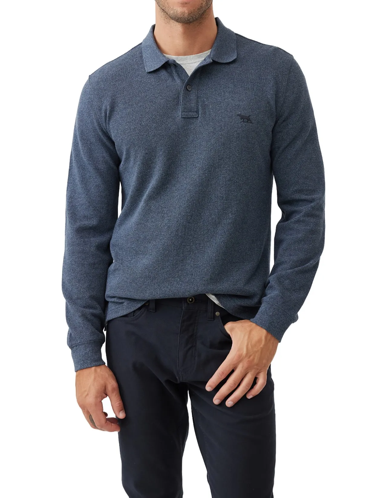 Gunn Polo Long Sleeve - Marine