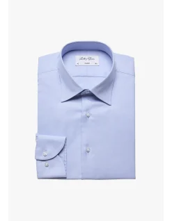 GUS FORMAL SHIRT - BLUE TWILL