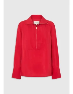 HALF PLACKET ZIP SHIRT