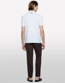 HALF SLEEVE COTTON POLO SHIRT