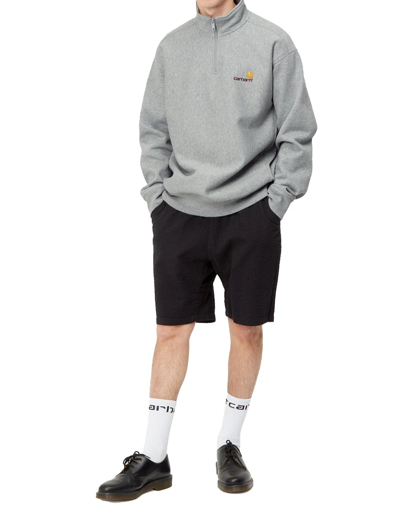 Half Zip American Script Sweater