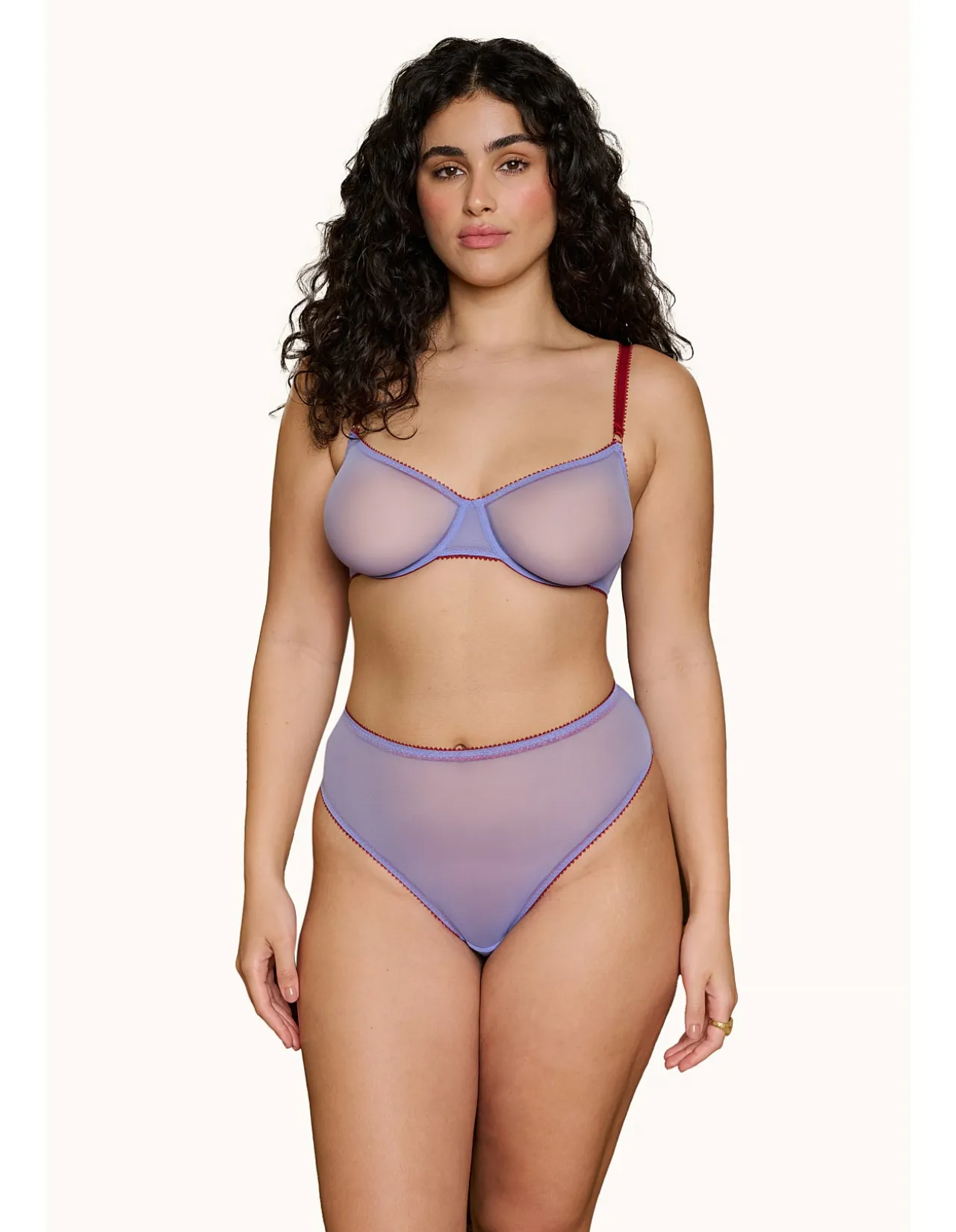 HALLIE CLEAN TULLE UNDERWIRE BRA