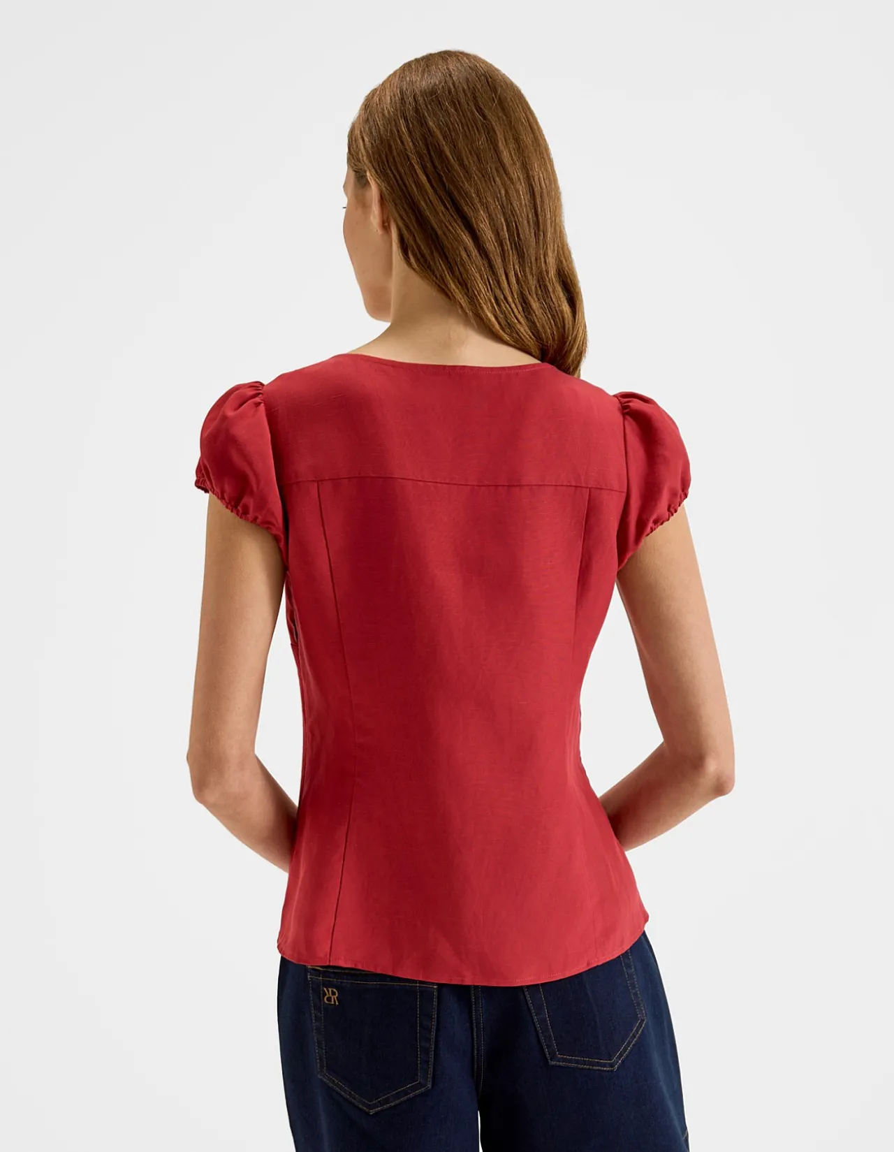 HAMILTON LINEN TOP