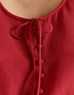 HAMILTON LINEN TOP