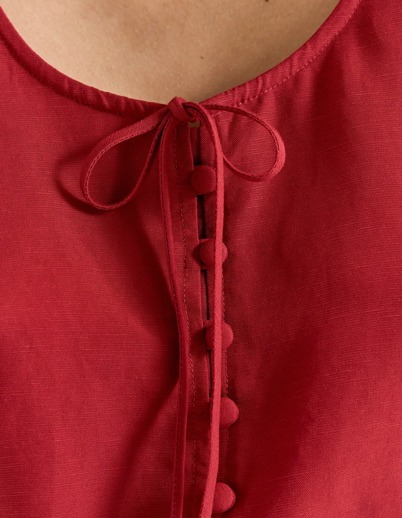 HAMILTON LINEN TOP