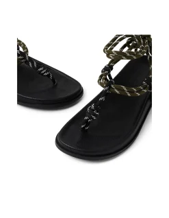 HAMPA Rope Strap Flat Sandals