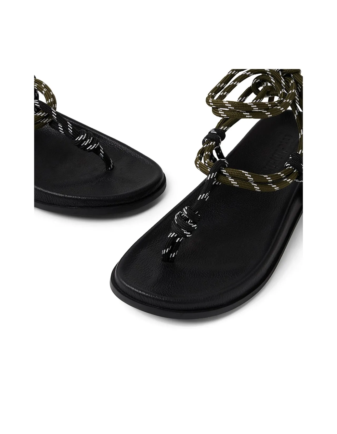 HAMPA Rope Strap Flat Sandals