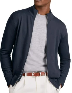 Hampshire Zip Through Funnel Neck Cardigan
