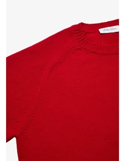 HARLAN RED CREW KNECK KNIT
