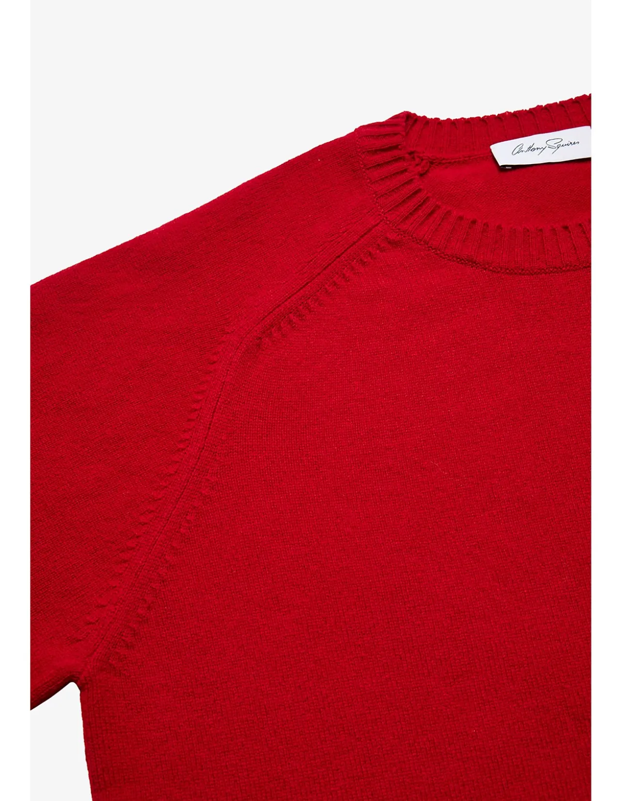 HARLAN RED CREW KNECK KNIT