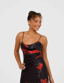 HARLEY SATIN GOWN
