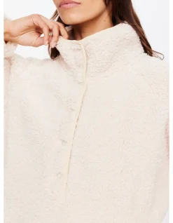 Harlow Recycled Fleece Quarter Snap Pullover