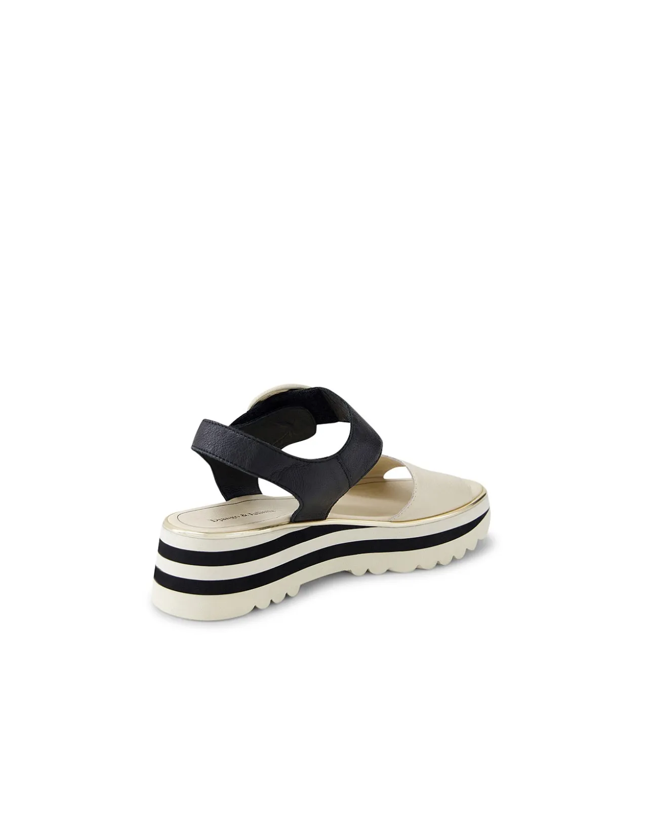 Harlows Two Tone Platform Strap Sandals