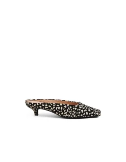 Harry Mi Pony Print Kitten Heel Mules
