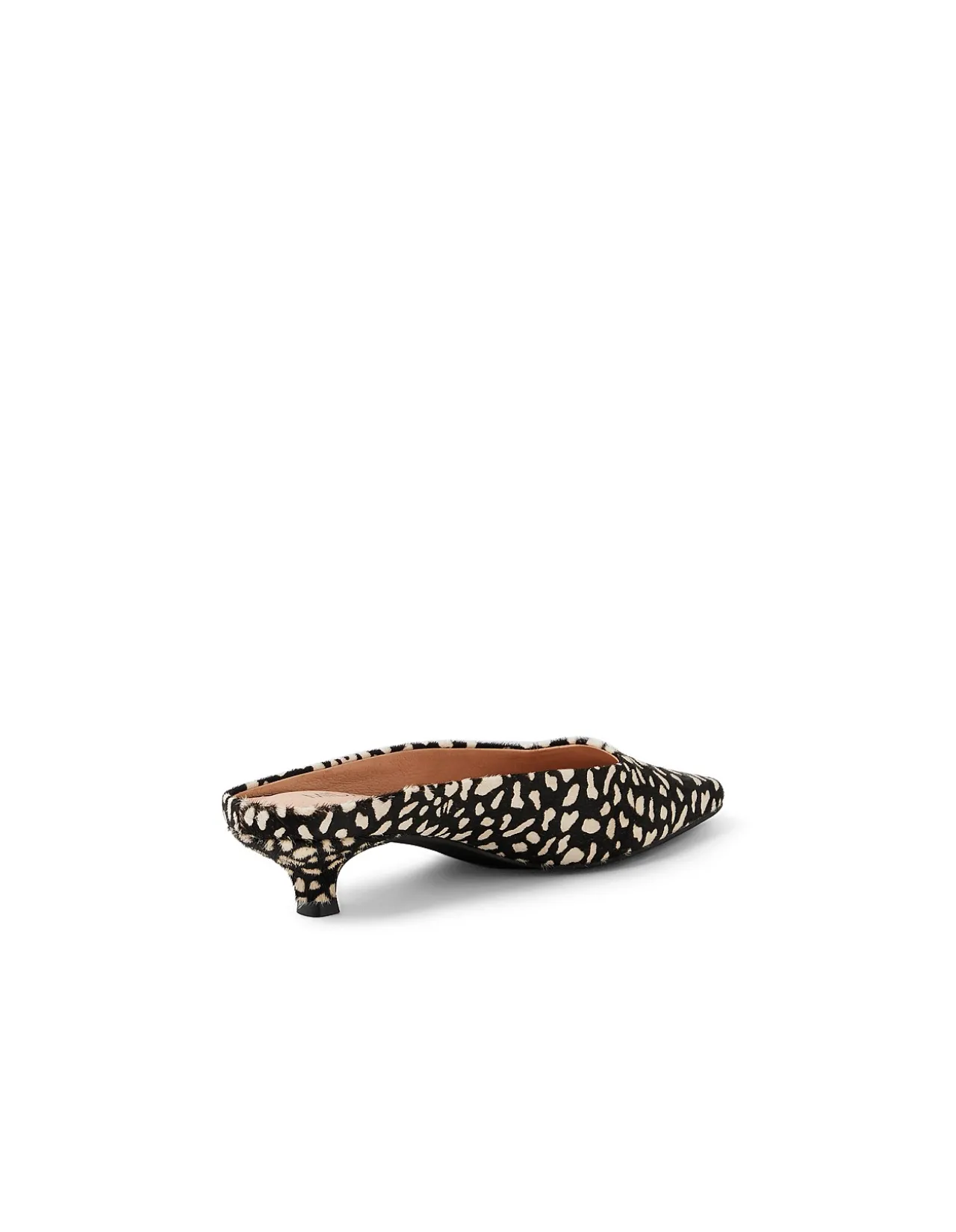Harry Mi Pony Print Kitten Heel Mules