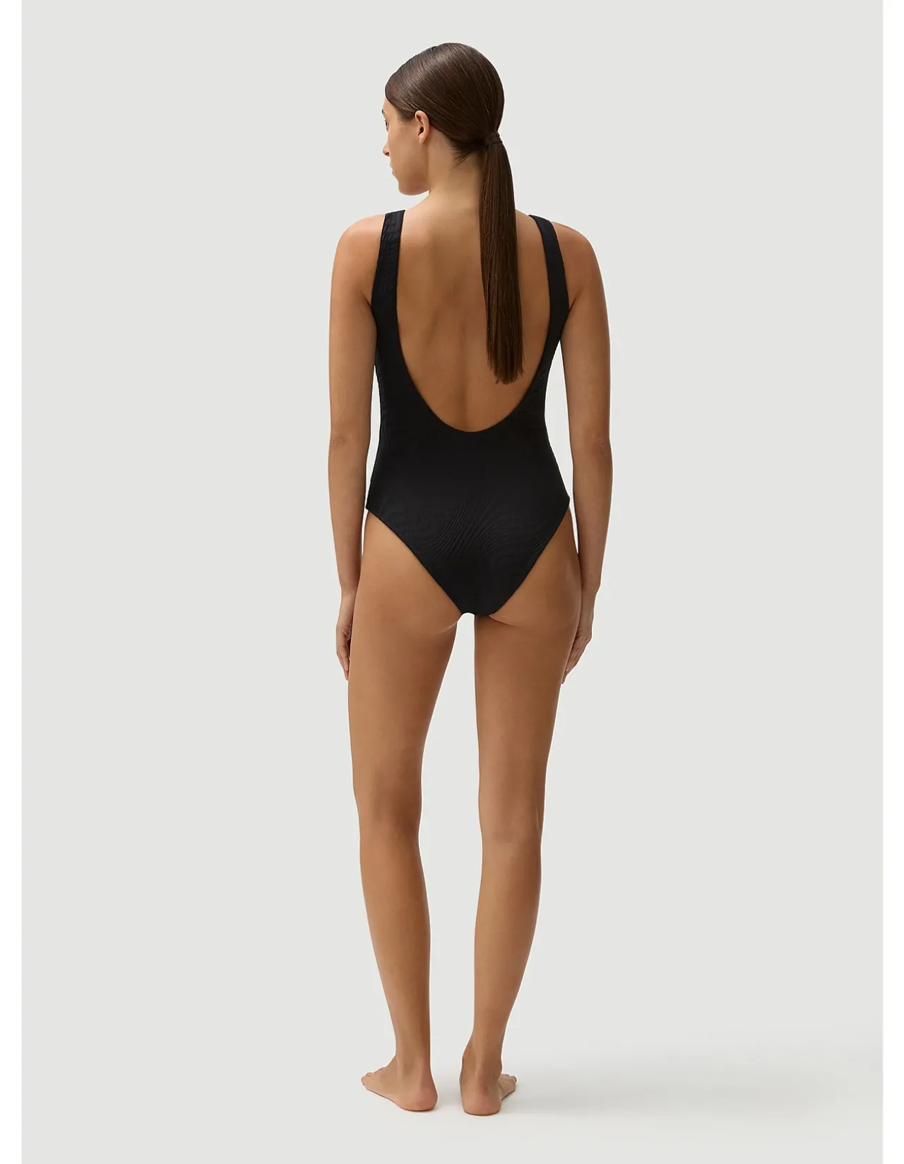 Harvey Full Piece Black Swimsuit