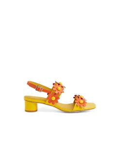 HATSYL DJ YELLOW ORANGE PATENT LEATHER