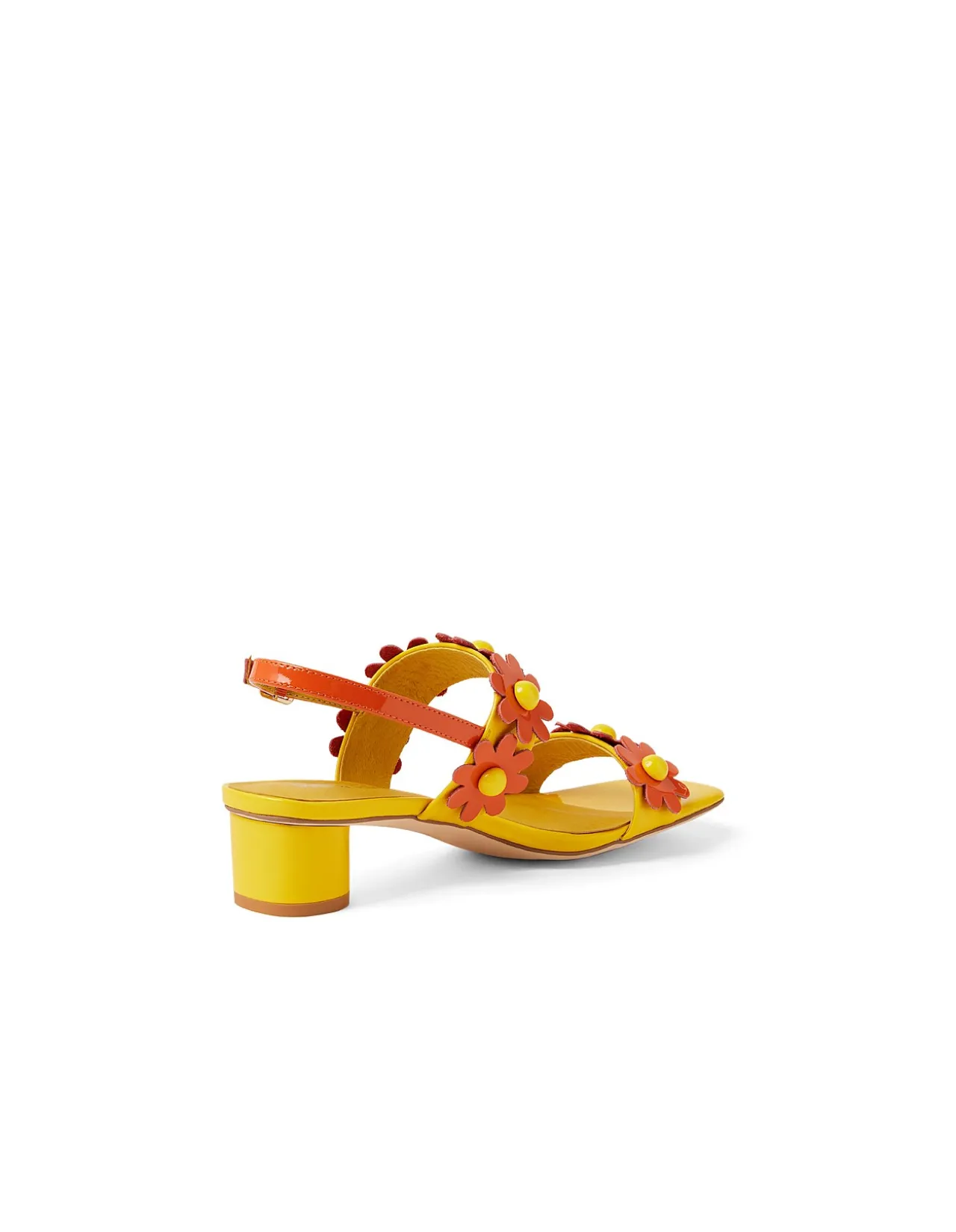 HATSYL DJ YELLOW ORANGE PATENT LEATHER