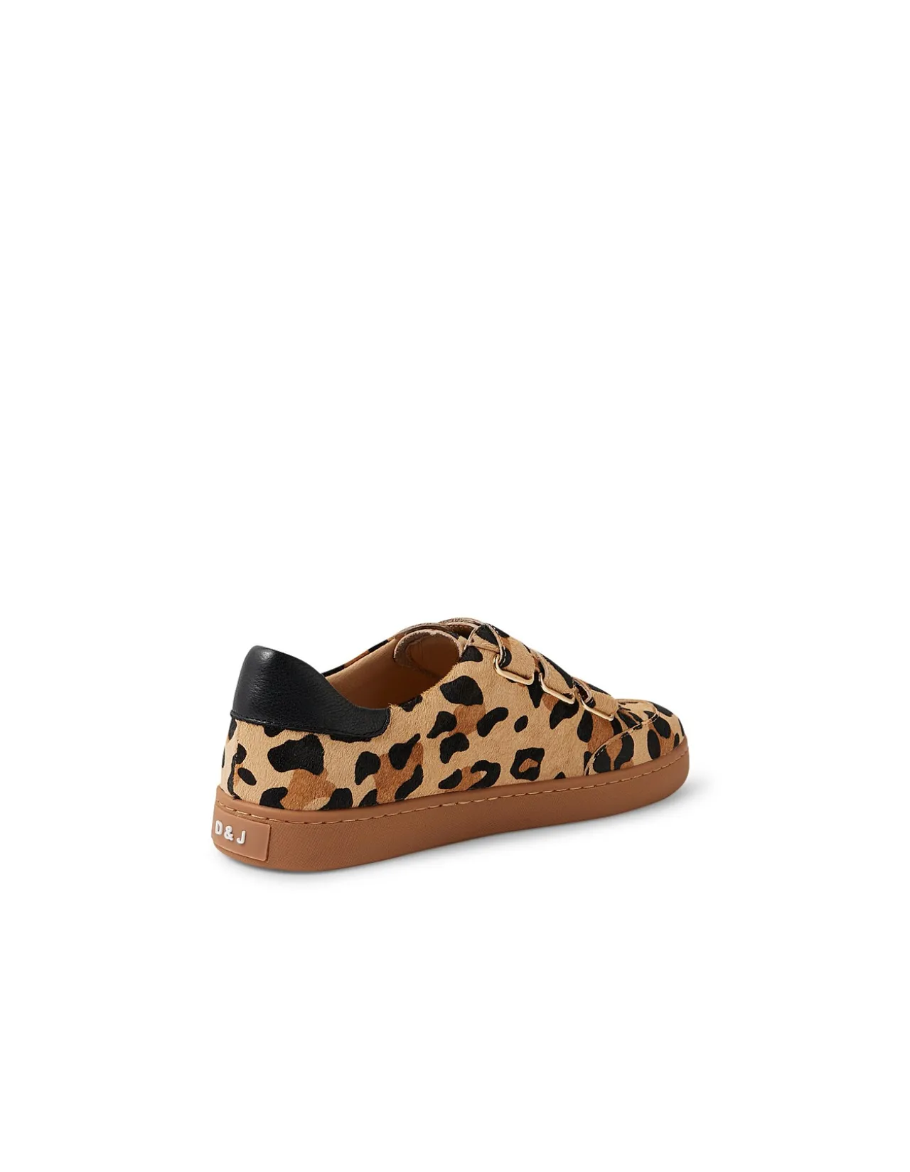 Hayea Leopard Strap Leather Sneakers