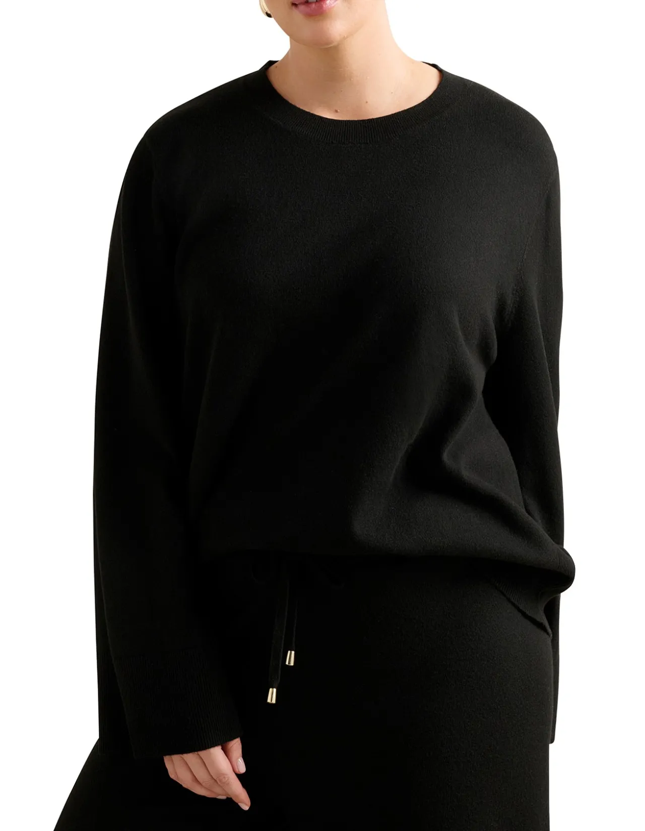 HAZEL CURVE KNITTED LOUNGE SWEATER