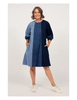 HAZEL DENIM SHIFT DRESS